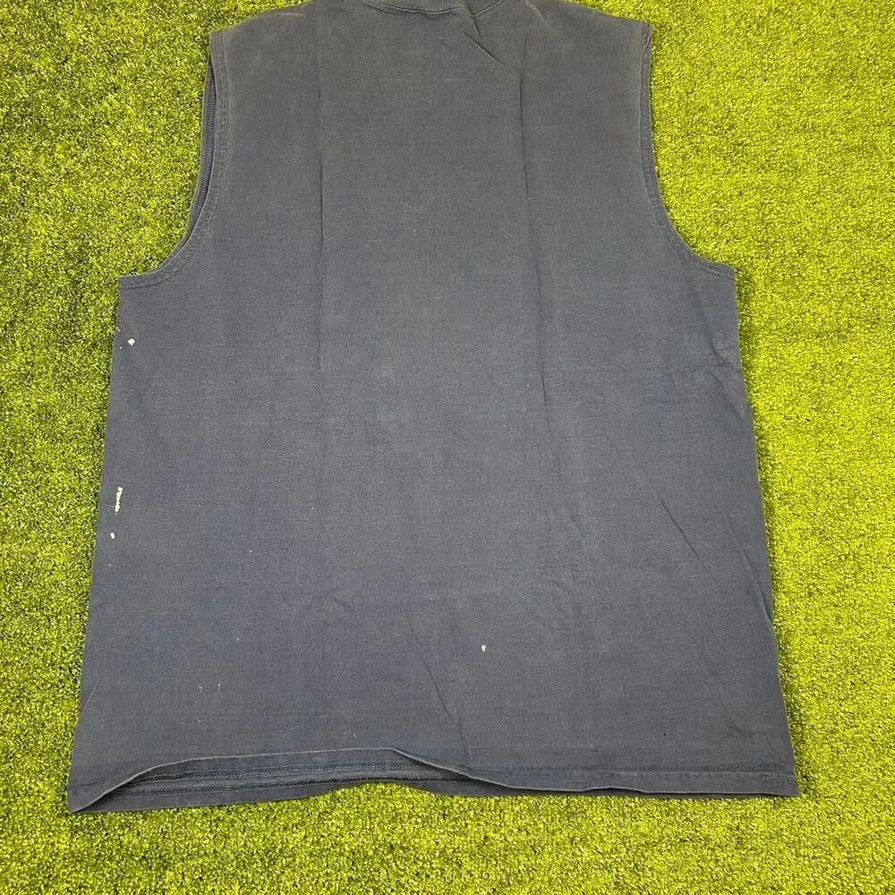 Nike Men's Blue and Navy Vest